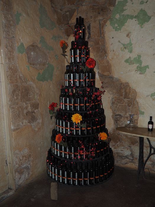 Wine bottle Christmas tree